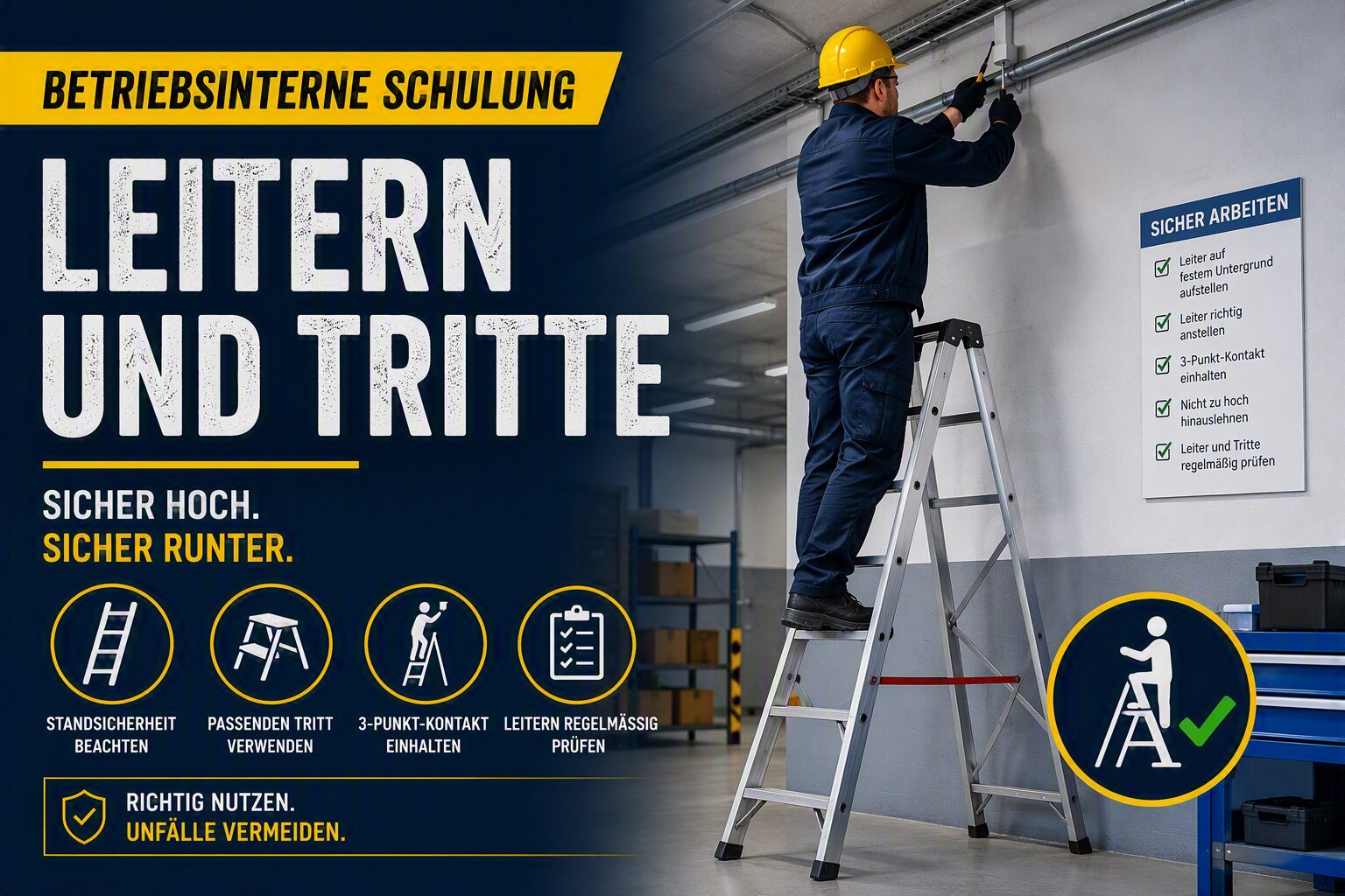 Leitern und Tritte